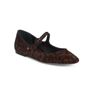 LARROUDE Natural Made In Brazil Leather Blair Slide On Mule Flats